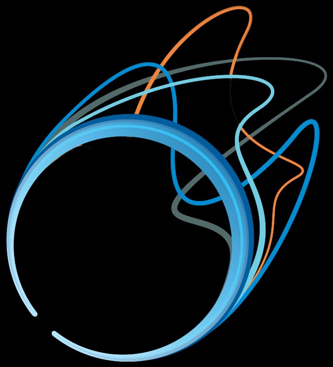 Real Random orbit mark — entropy in motion